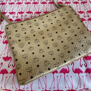 Authentic MCM leather crossbody